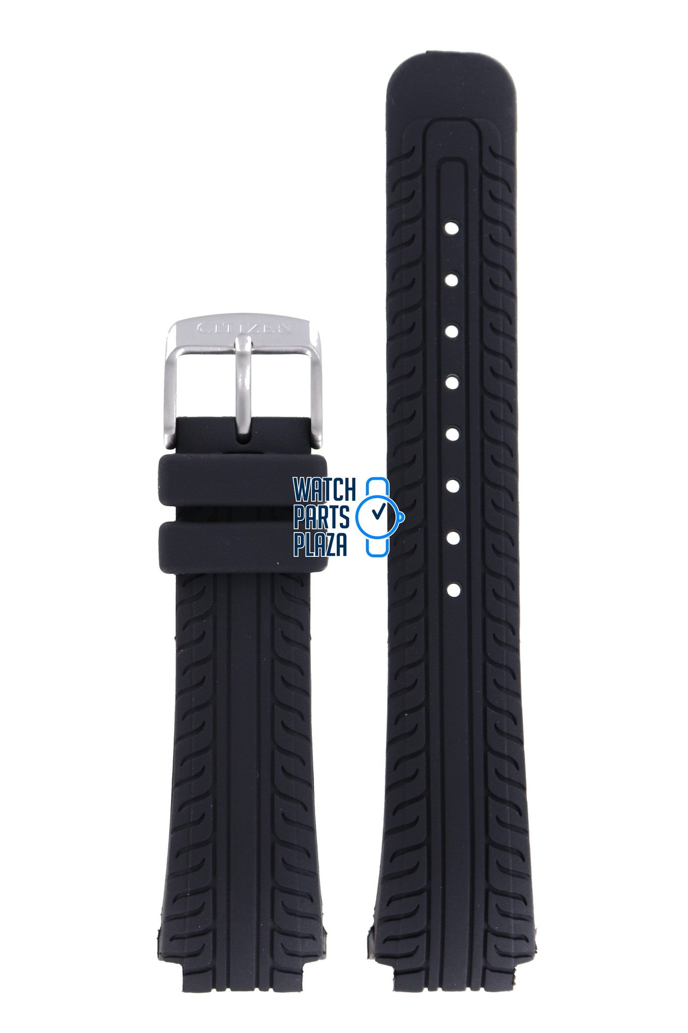 Citizen BM6530 - 04F & BM6530 - 04P Watch Band 59 - S51413 Black Silicone 22 mm Eco - Drive - Watch Plaza