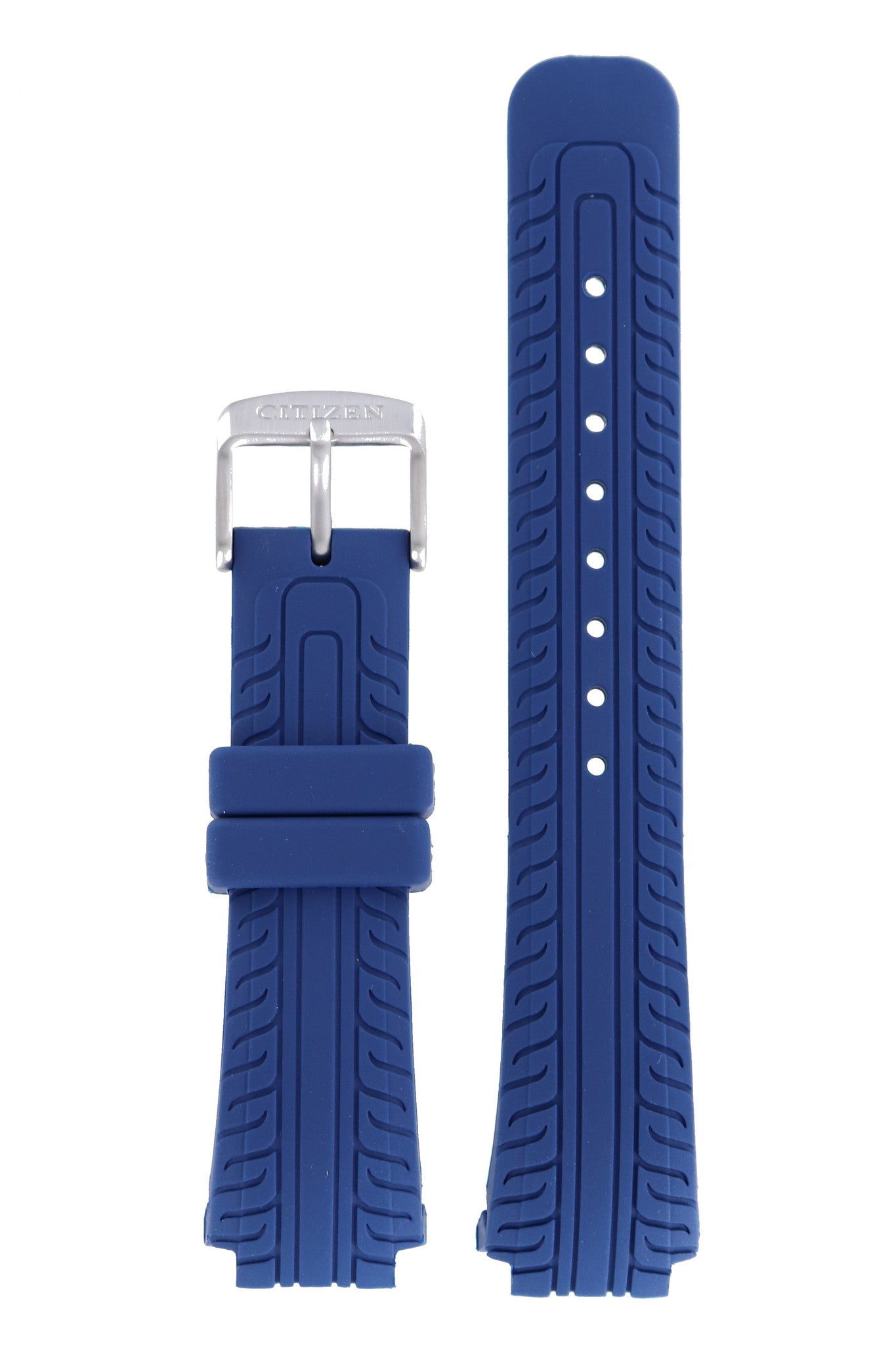 Citizen BM6530 - 21L - E111 - S048991 Watch Band 59 - S51488 Blue Silicone 23 mm Eco - Drive - Watch Plaza