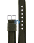 Citizen BM8470 - 11E & BM8470 - 11EE Watch Band 59 - S52651 Green Leather & Textile 22 mm Eco - Drive - Watch Plaza