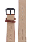 Citizen BM8475 - 26E, BM8476 - 07E & BM8476 - 07EE Watch Band 59 - S52423 Brown Leather 22 mm Eco - Drive - Watch Plaza