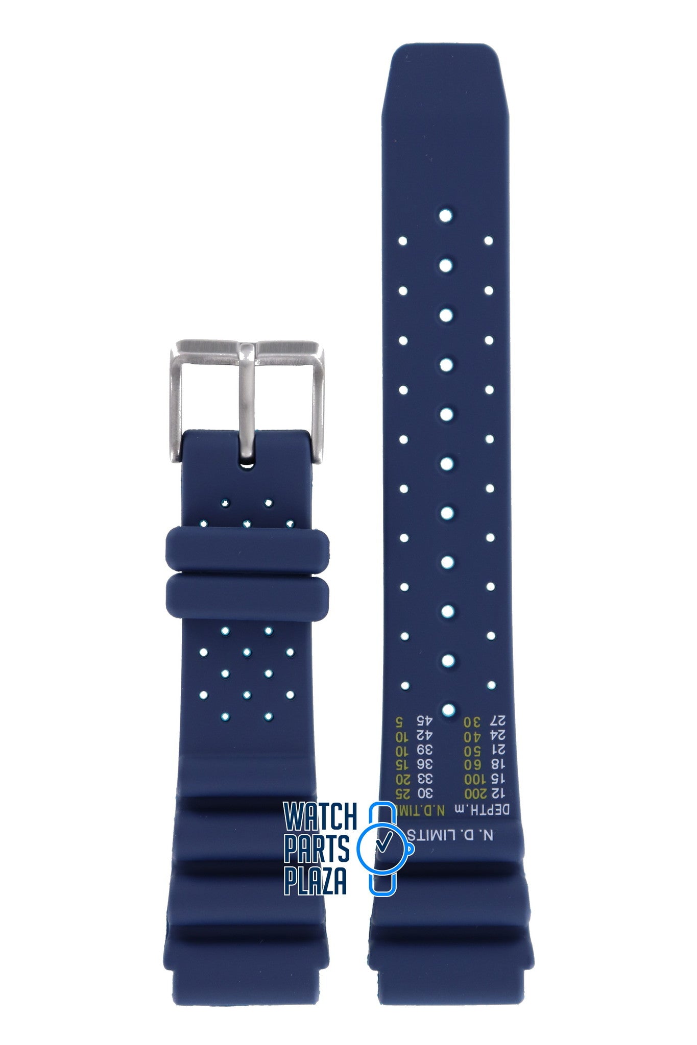 Citizen BN0151 & NY0096 - 12L Fugu Sea Watch Band 59 - S53197 Dark Blue Silicone 20 mm Promaster - Watch Plaza