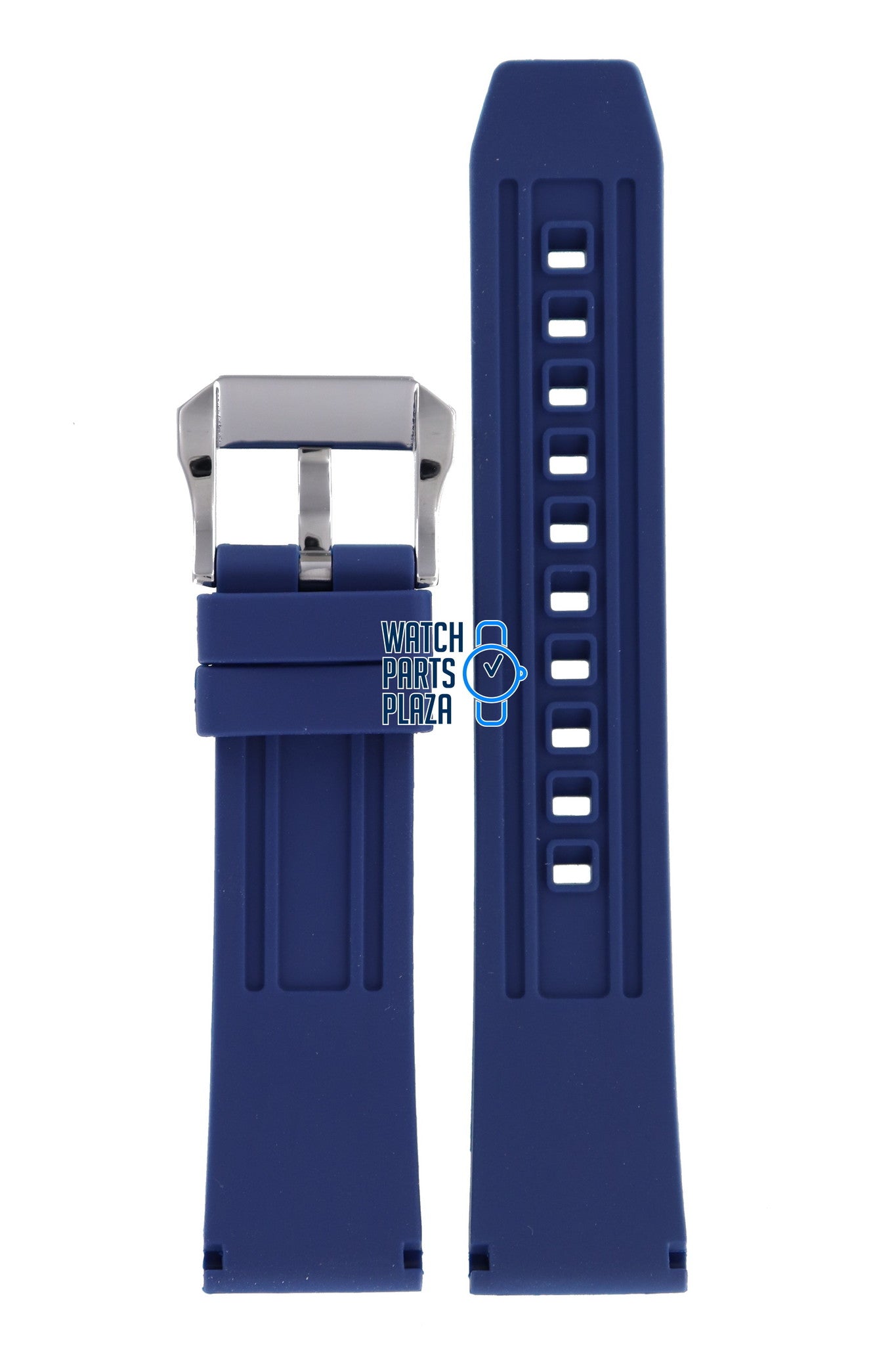 Citizen BN2038 - 01L Eco - Drive Watch Band 59 - S54060 Blue Silicone 22 mm Promaster - Watch Plaza