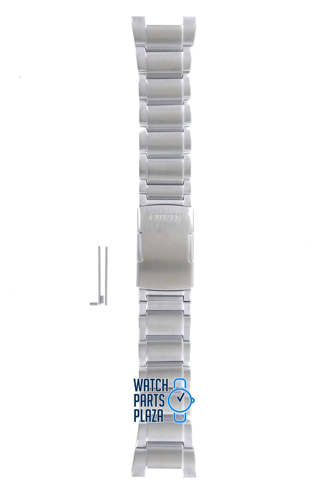 Citizen CA0010 - 50A & CA0010 - 50L Watch Band 59 - S04124 Grey Stainless Steel 14 mm Eco - Drive - Watch Plaza