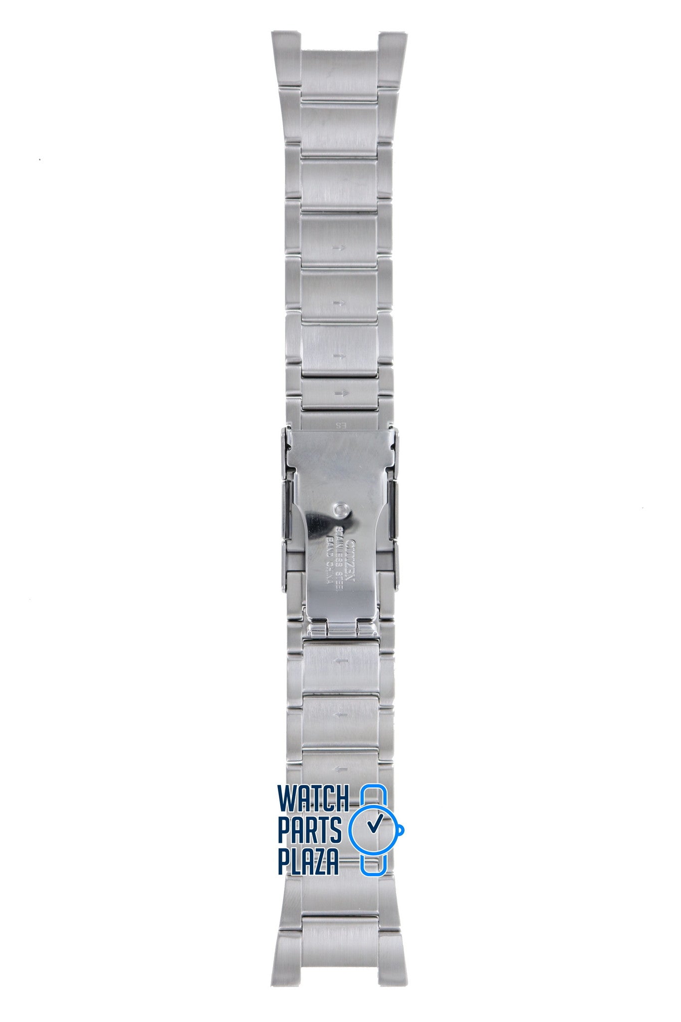 Citizen CA0010 - 50A & CA0010 - 50L Watch Band 59 - S04124 Grey Stainless Steel 14 mm Eco - Drive - Watch Plaza