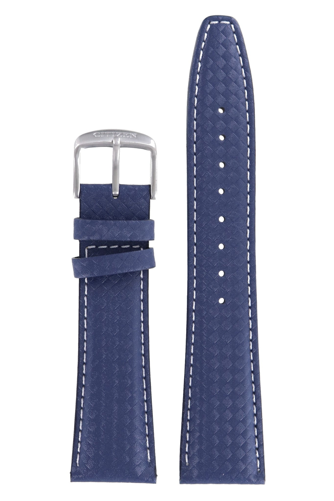 Citizen CA0360 - 07L - S080941 Watch Band 59 - S52644 Blue Leather 22 mm Eco - Drive - Watch Plaza