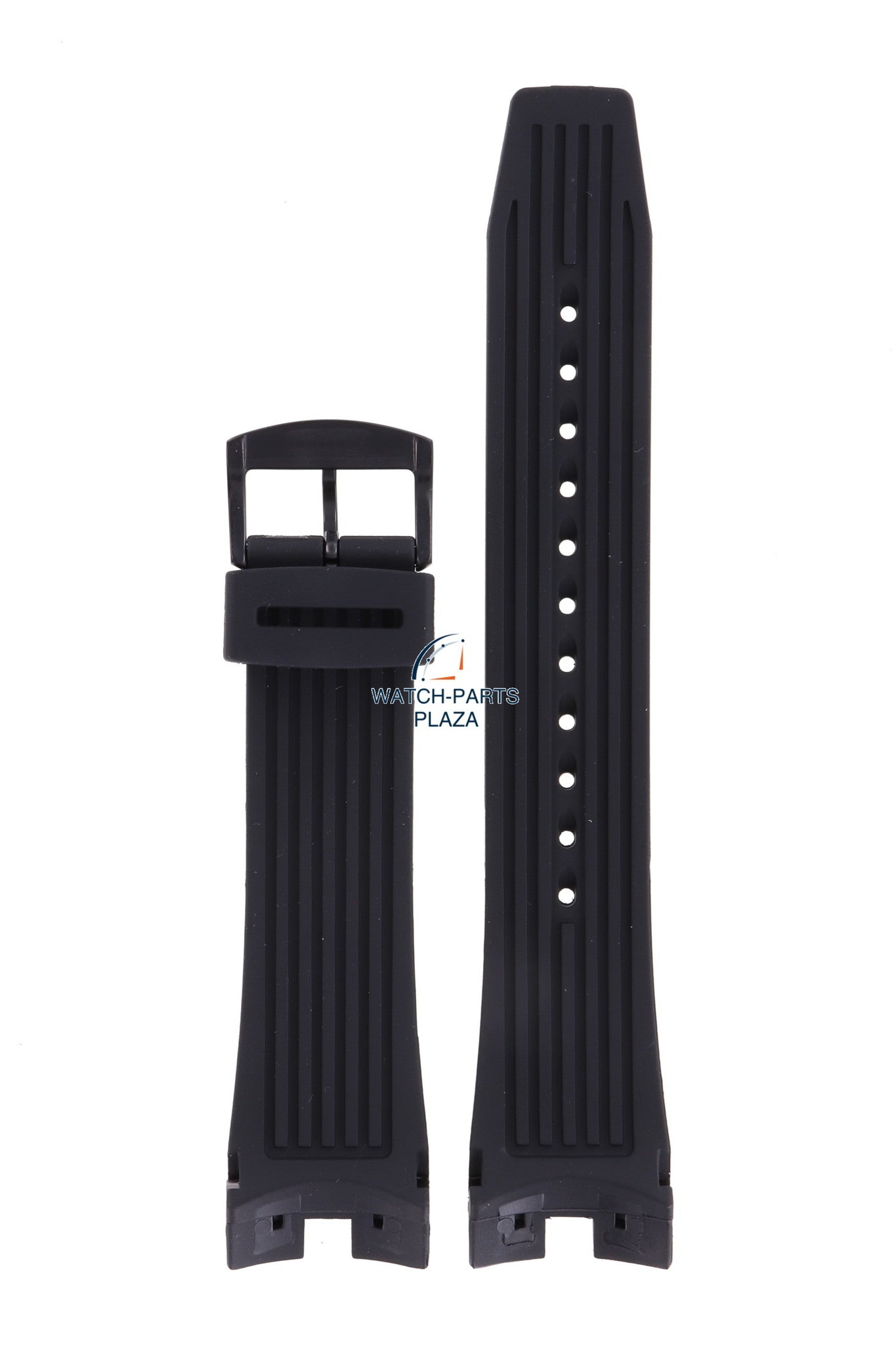 Citizen CA4154 - AW1479 Ecosphere Watch Band 59 - S53044 Black Silicone 24 mm Eco - Drive - Watch Plaza