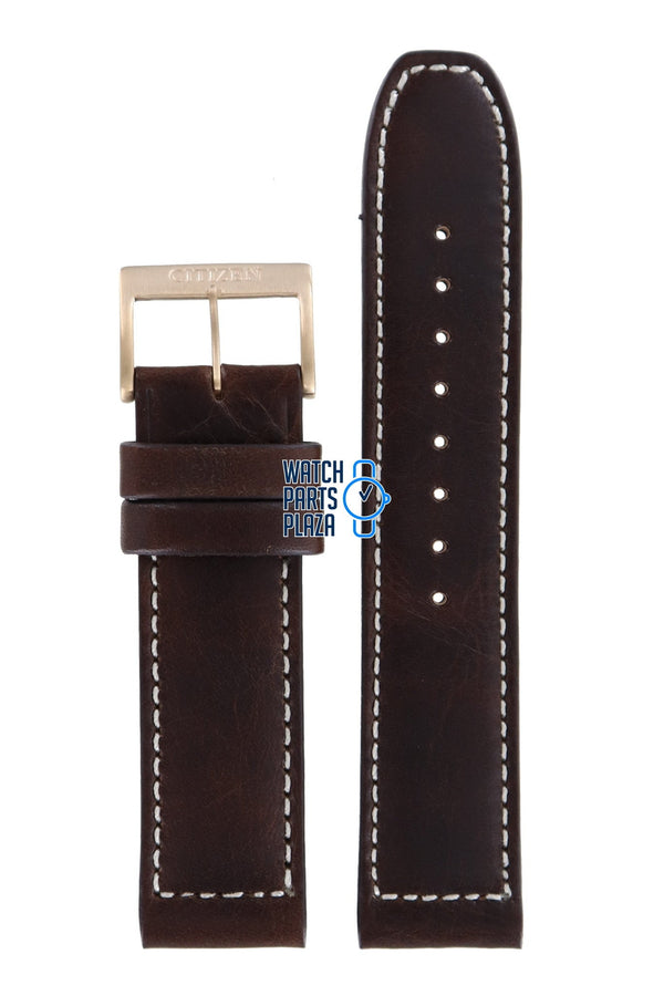 Citizen CA4213 - 00E Aviator Watch Band 59 - S53218 Brown Leather 22 mm Eco - Drive - Watch Plaza