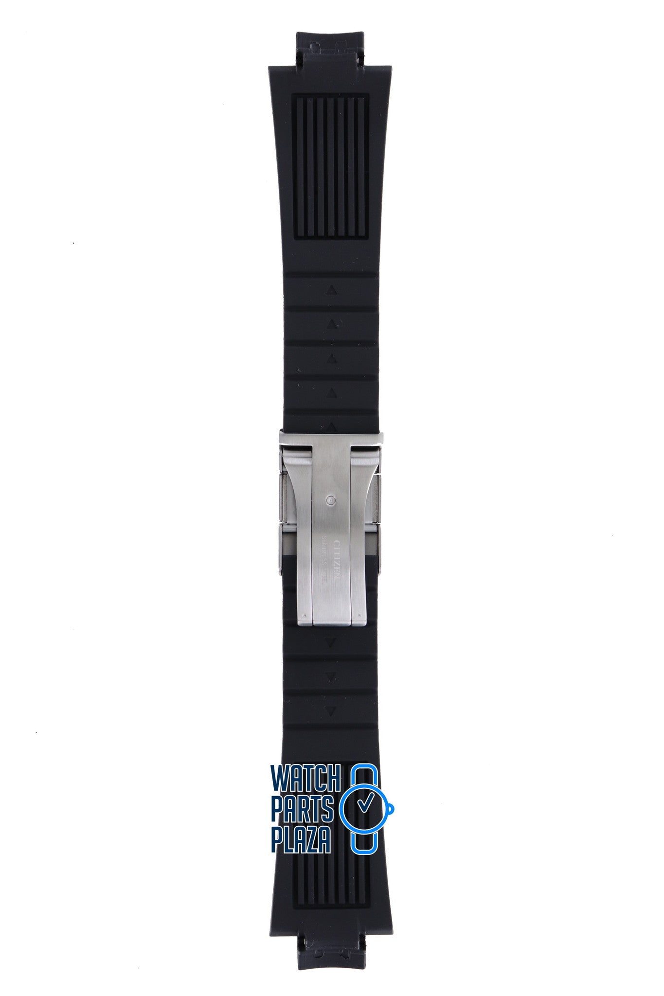 Citizen CA4250 - 03E & AW1420 - 04E Watch Band 59 - S53299 Black Silicone 14 mm Eco - Drive - Watch Plaza