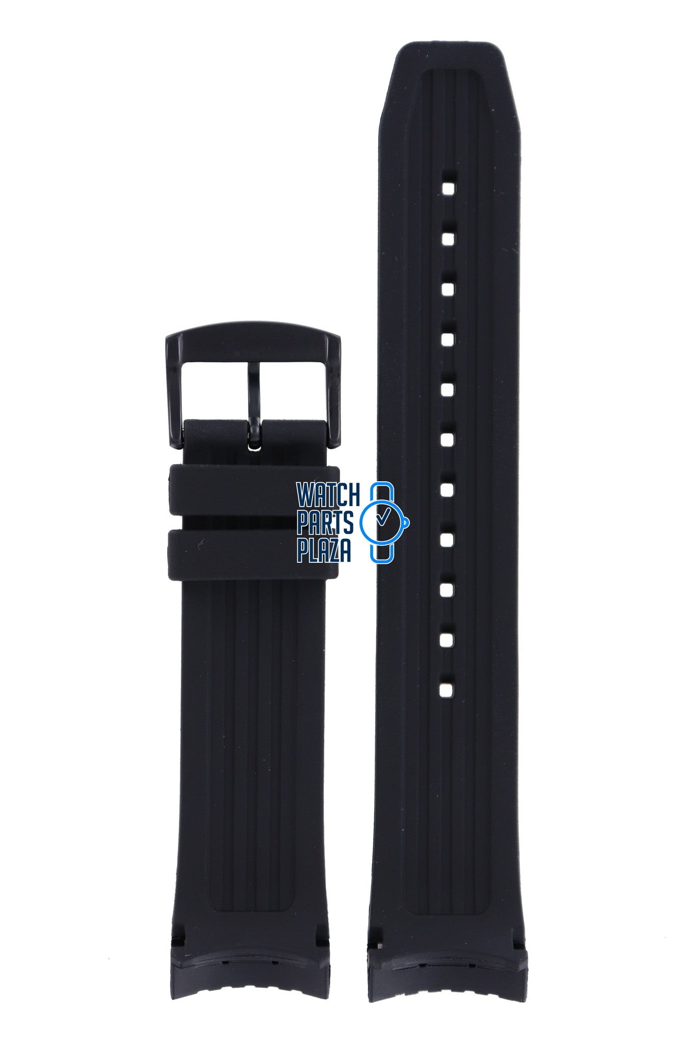 Citizen CA4385, CA4386 & BM7455 Watch Band 59 - S53816 Black Silicone 22 mm Eco - Drive - Watch Plaza