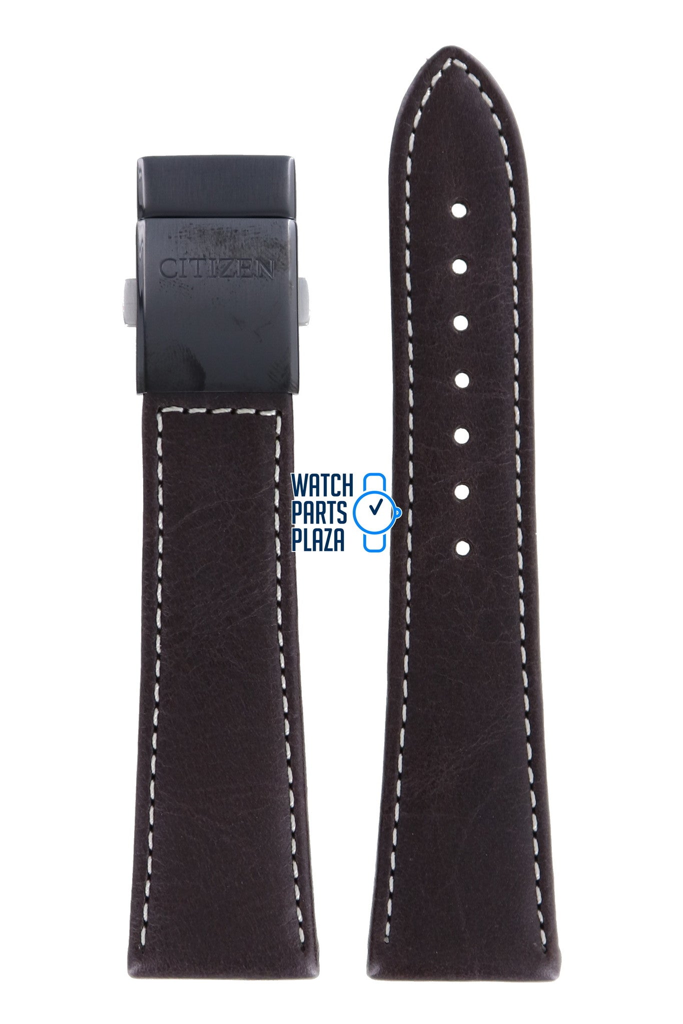 Citizen CB5865 - 15E Sky Watch Band 59 - S54194 Brown Leather 23 mm Promaster - Watch Plaza