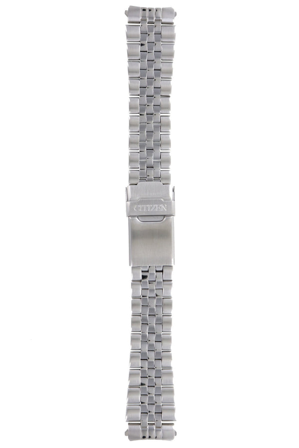Citizen JN0040, JN0041 & JN0047 Watch Band 59 - H1179 Grey Stainless Steel 20 mm Navihawk - Watch Plaza