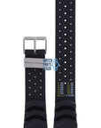 Citizen JP1040, BJ2000 & BJ2004 N.D. LIMITS Watch Band 59 - L7481 Black Silicone 20 mm Eco - Drive - Watch Plaza