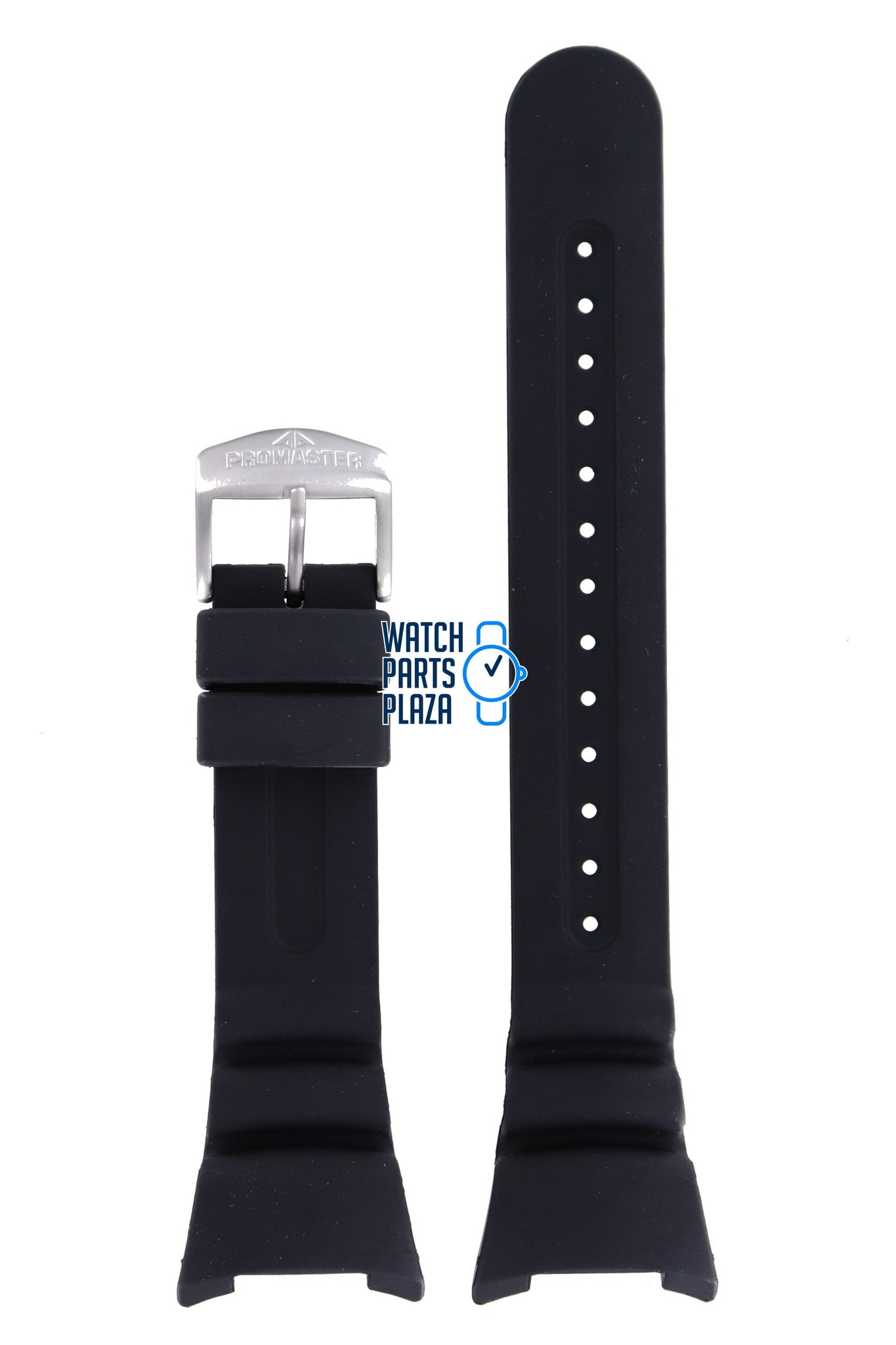 Citizen JV0010 - 08E Aqualand Watch Band 59 - T50344 Black Silicone 16 mm Eco - Drive - Watch Plaza