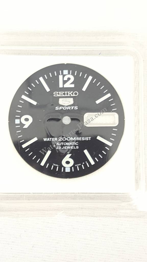 Dial for Seiko SKZ211 5 Sports Atlas Landshark 7S36 01E0, 01H0 Original - Watch Plaza