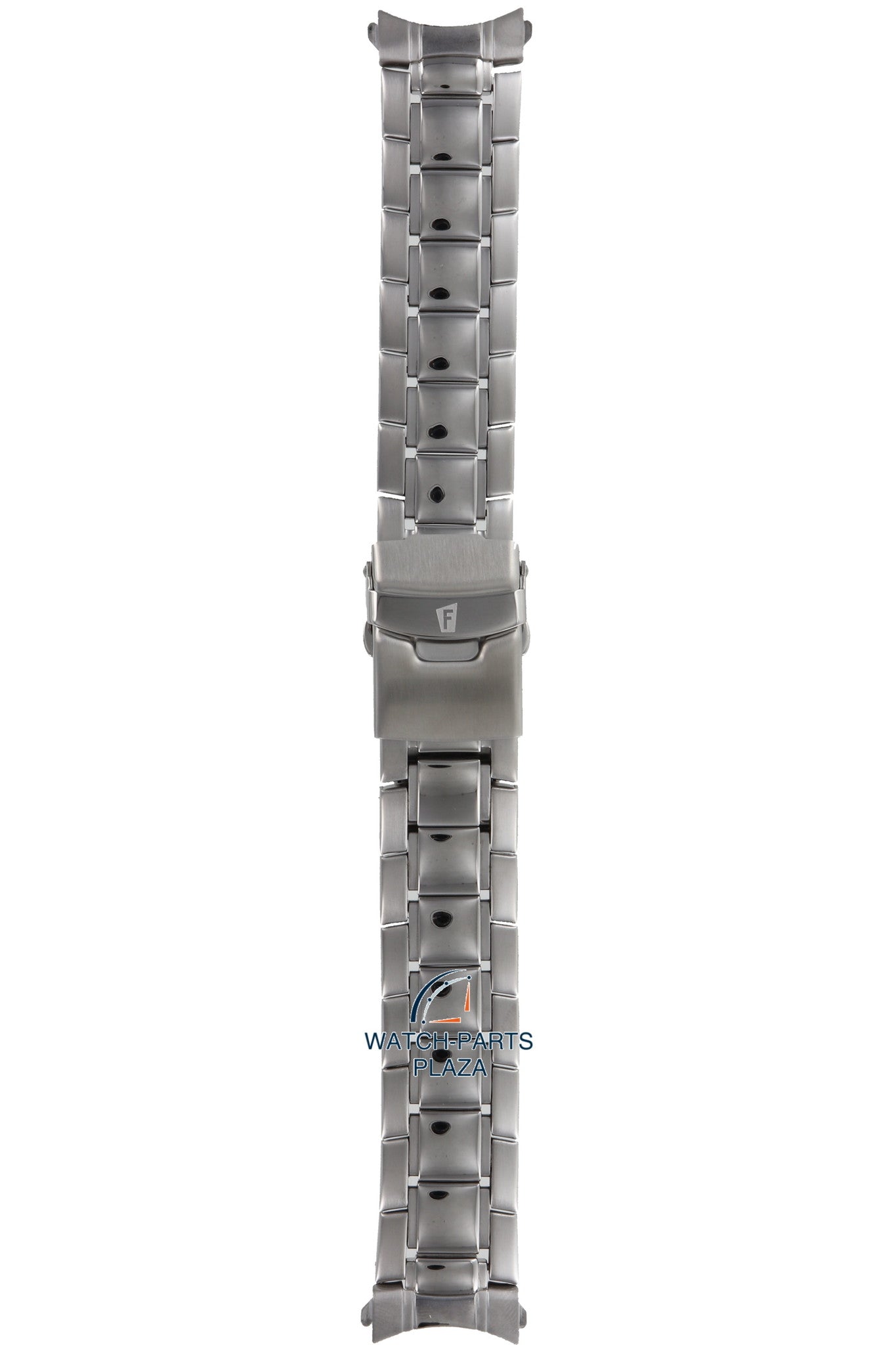 Festina BA03286 Watch band F16635, F16636 stainless steel grey 21 mm - Set / Schalke 04 - Watch Plaza