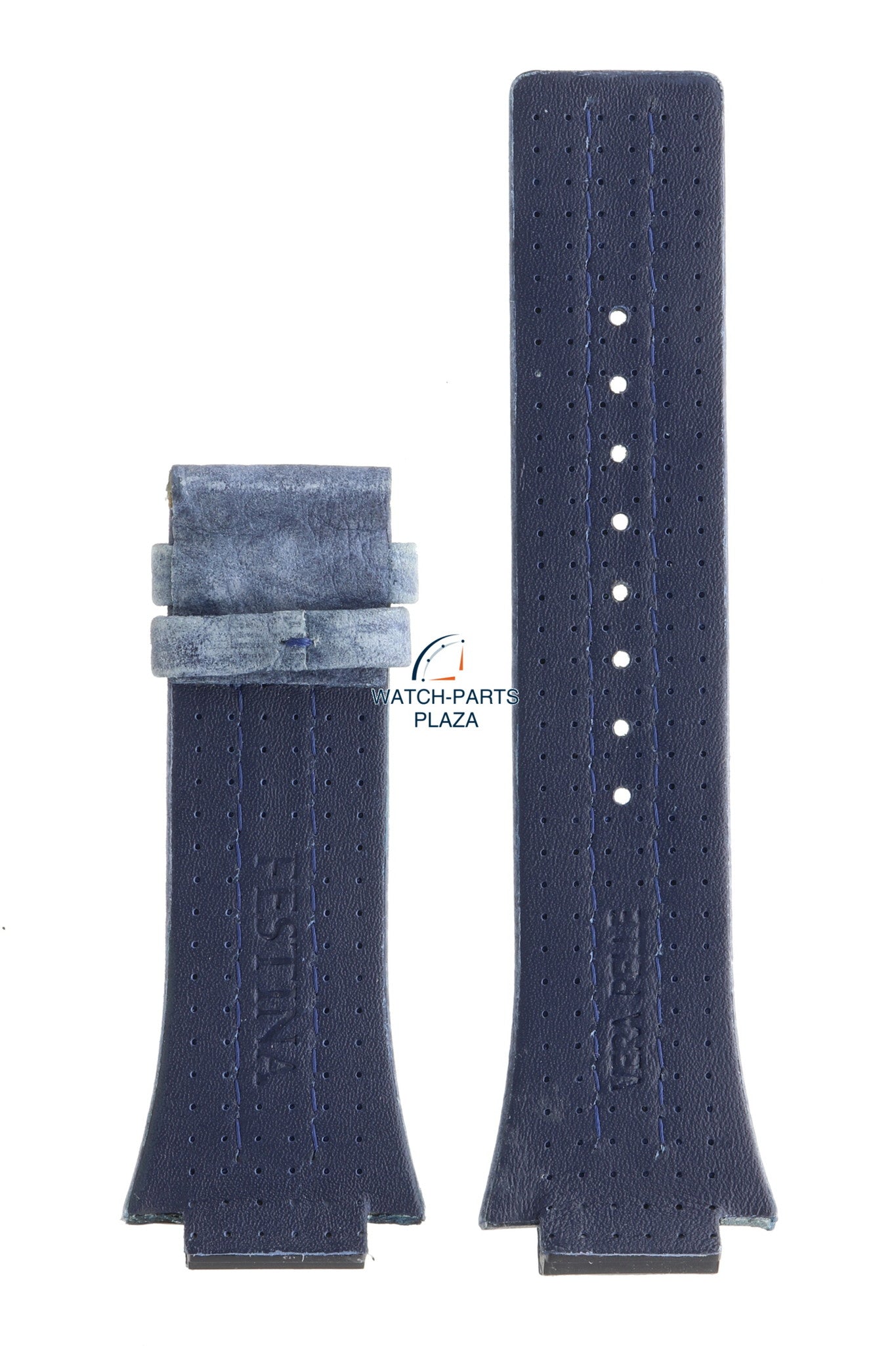 Festina BC04536 Watch band F16184/B blue leather 18 mm - Nine Collection - Watch Plaza