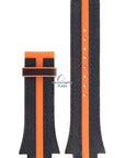 Festina BC05033 Watch band F16184, F16184/E rubber & leather orange 18 mm - Nine Collection - Watch Plaza