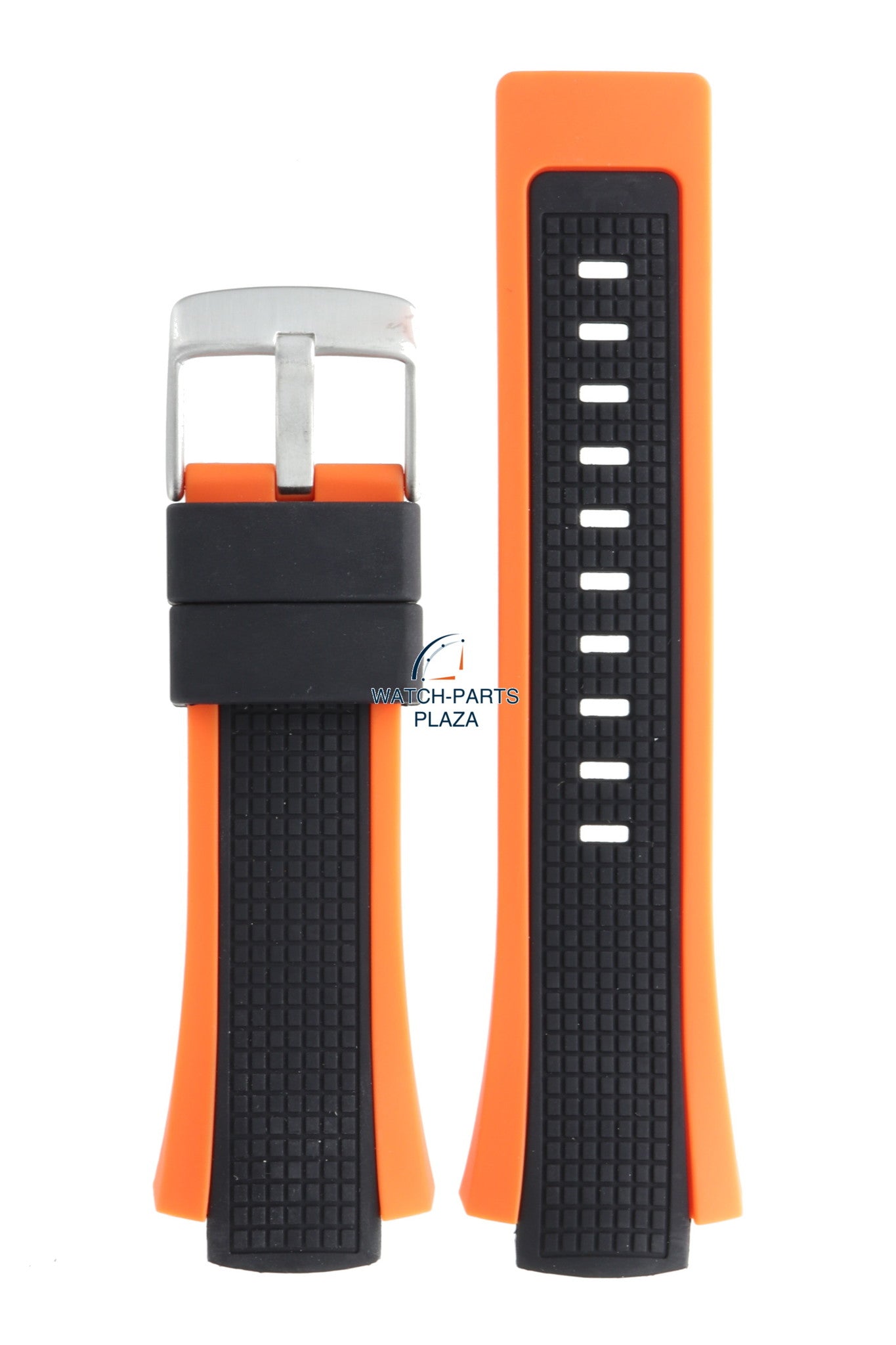 Festina BC05138 Watch band F6727, F6738, F6739 rubber / silicone orange 17 mm - Watch Plaza