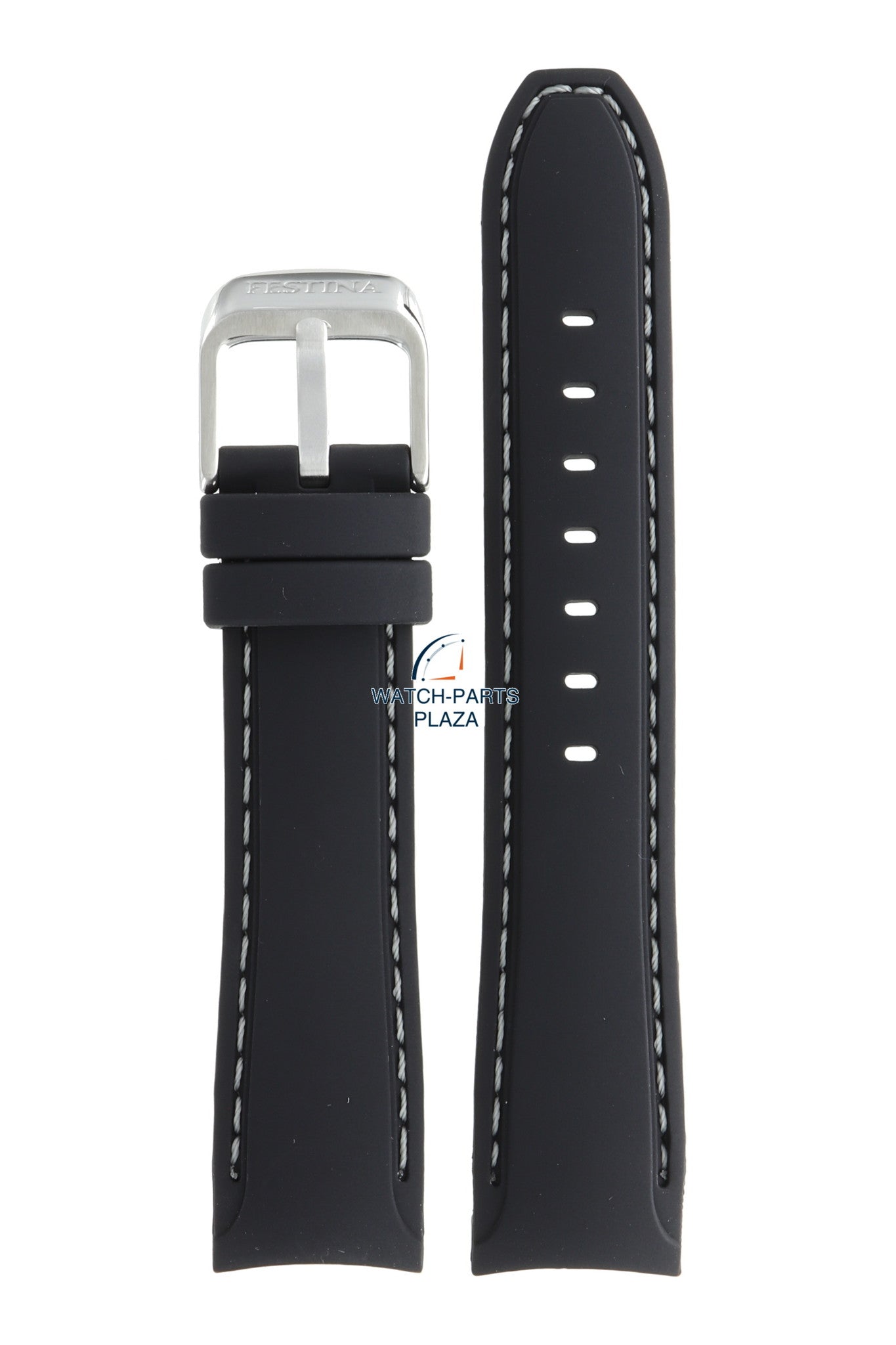 Festina BC06631 Watch band F16394, F16492, F20235, F20236, F20243 black rubber / silicone 20 mm - Ceramic, Dreamtime & Ladies - Watch Plaza