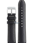 Festina BC06758 Watch band F16471 black leather 22 mm - Watch Plaza