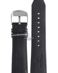 Festina BC06956 Watch band F16489 black leather 25 mm - Chronograph - Watch Plaza