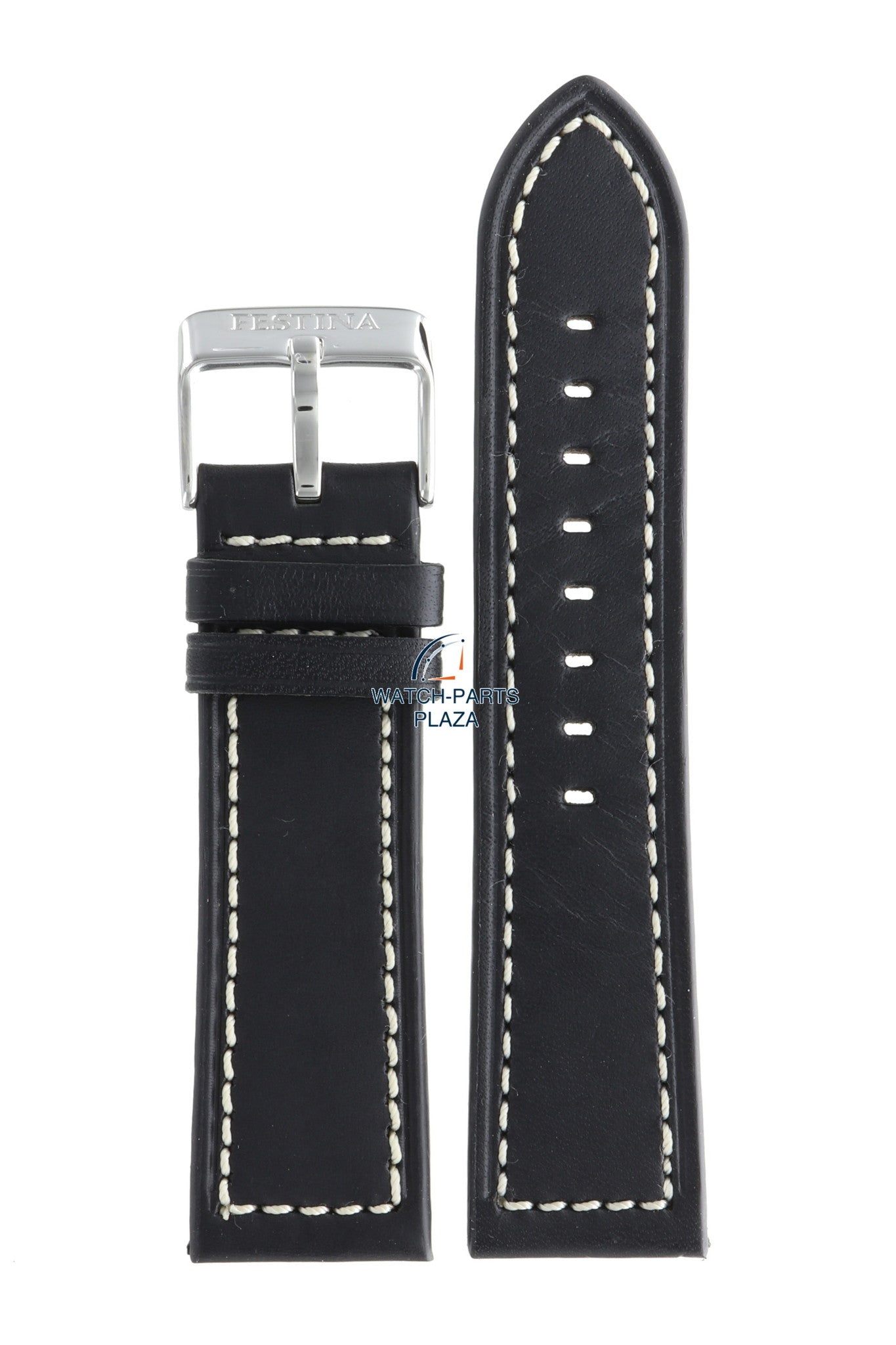 Festina BC07031 Watch band F16493, F16494, F16495 black leather 24 mm - Gift Set - Watch Plaza