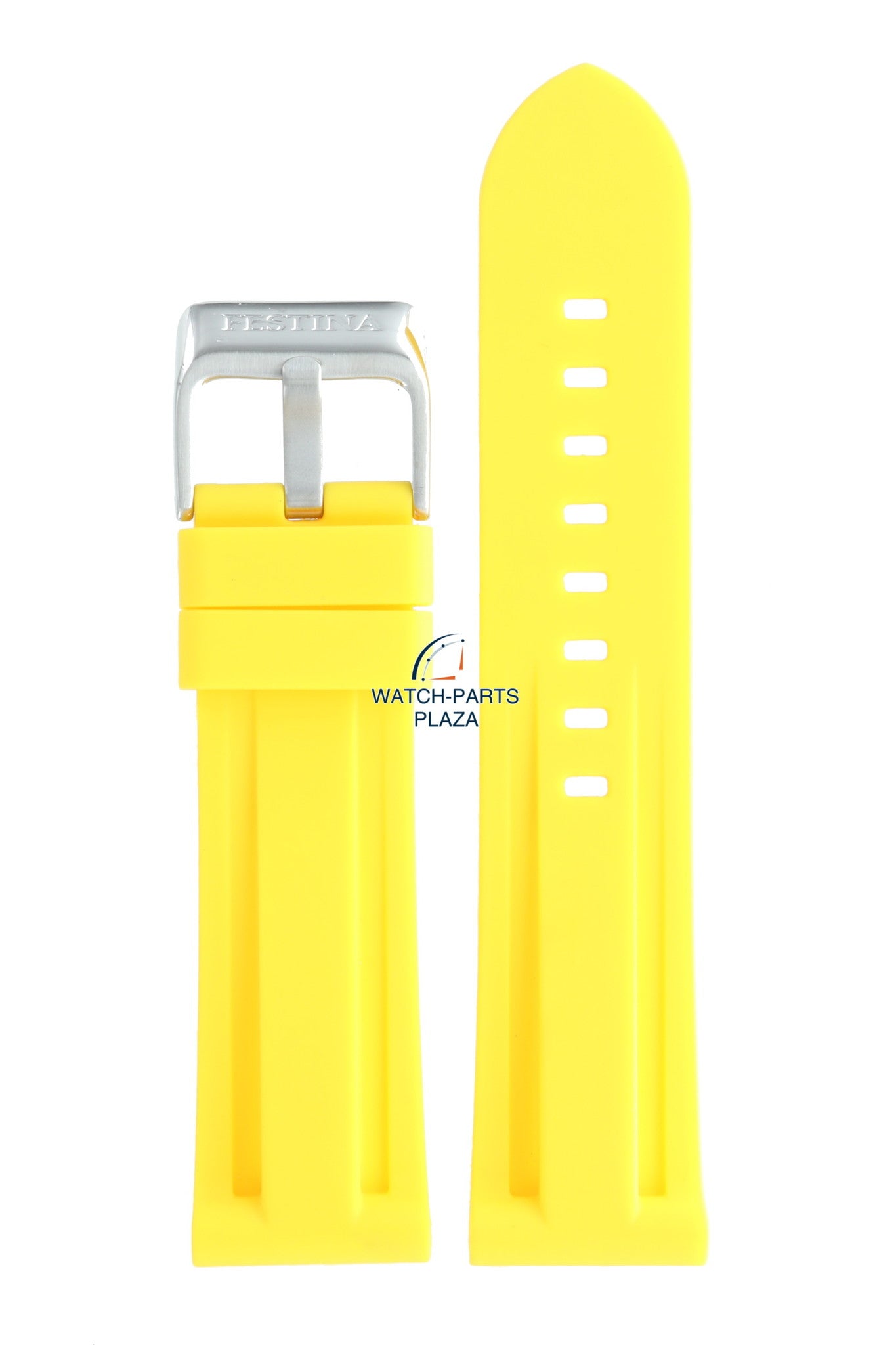 Festina BC07433 Watch band F16574, F16574/1 rubber / silicone yellow 24 mm - Giro d'Italia / Chrono Bike - Watch Plaza