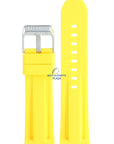 Festina BC07433 Watch band F16574, F16574/1 rubber / silicone yellow 24 mm - Giro d'Italia / Chrono Bike - Watch Plaza