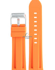 Festina BC07434 Watch band F16574 orange rubber / silicone 24 mm - Chronograph - Watch Plaza