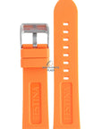 Festina BC07434 Watch band F16574 orange rubber / silicone 24 mm - Chronograph - Watch Plaza