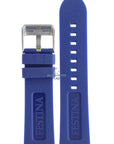 Festina BC07435 Watch band F16574/3 blue rubber / silicone 24 mm - Chronograph - Watch Plaza