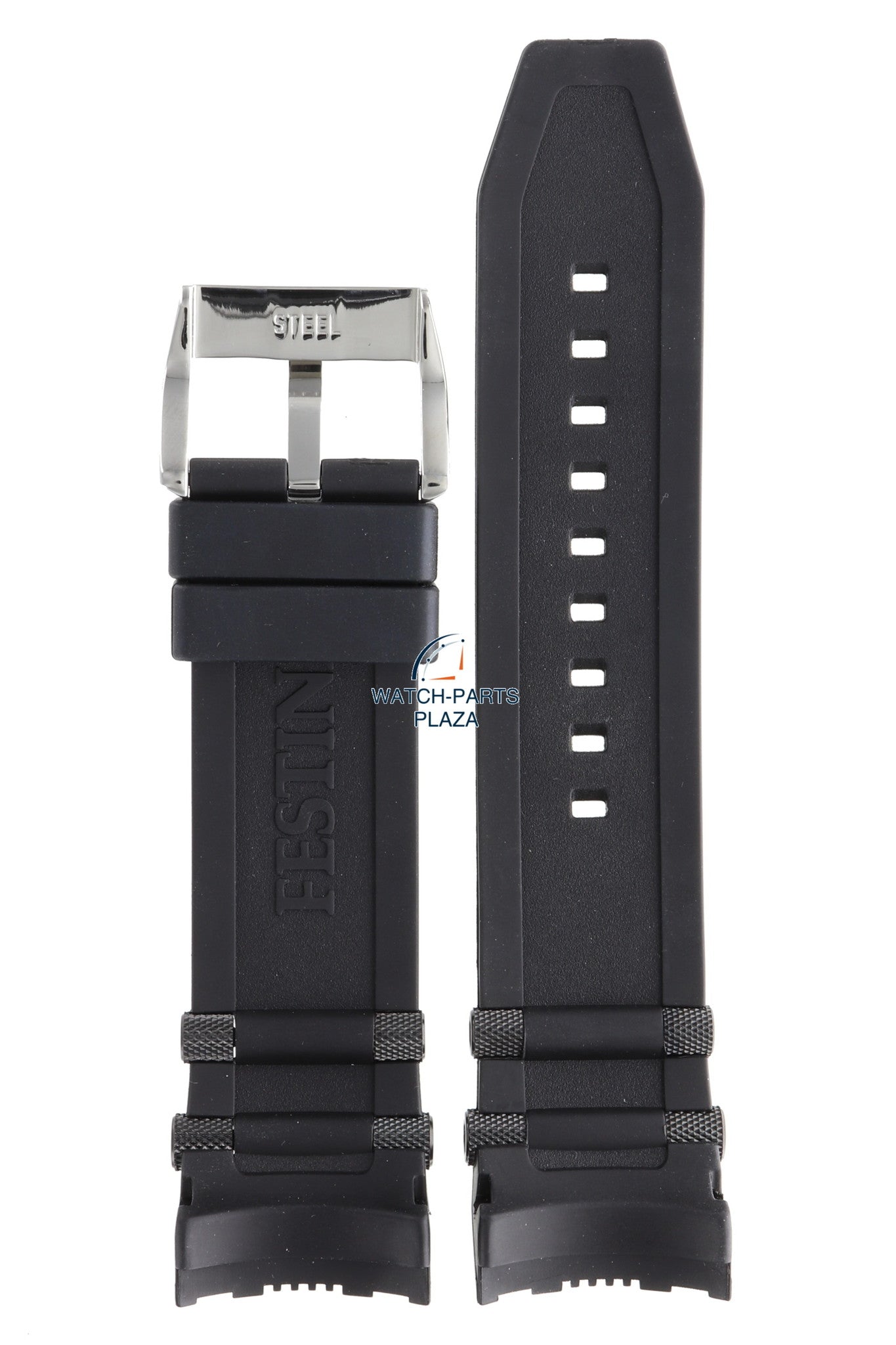 Festina BC07560 Watch band F16543, F16562 black rubber / silicone 26 mm - Chrono Bike & Tour De France - Watch Plaza