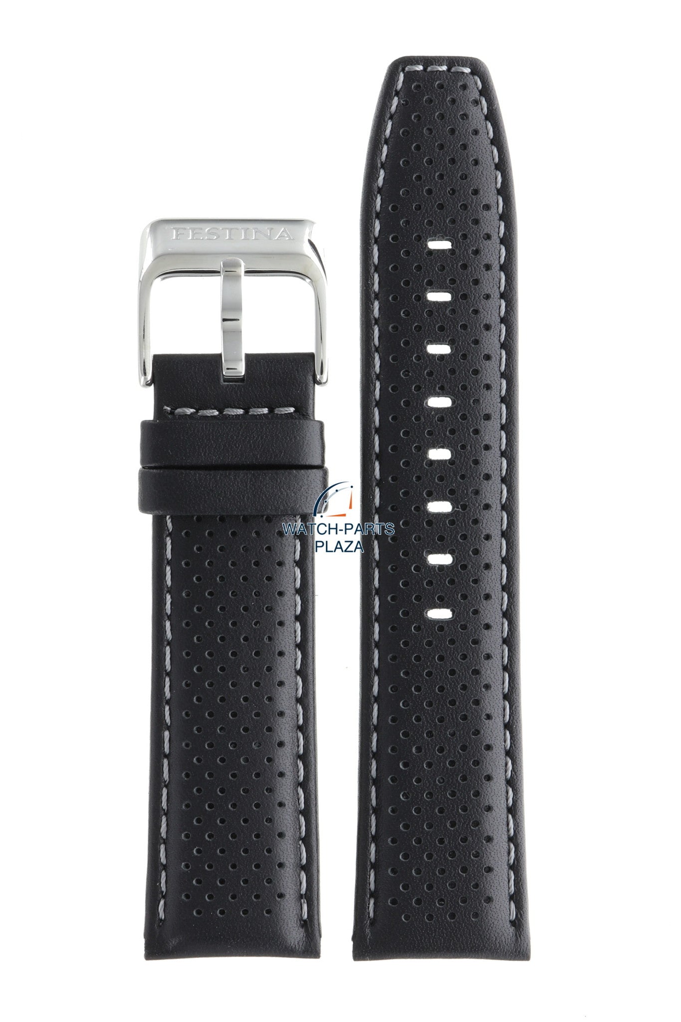 Festina BC07747 Watch band F16362, F16585 black leather 23 mm - Sport & Ladies Only - Watch Plaza