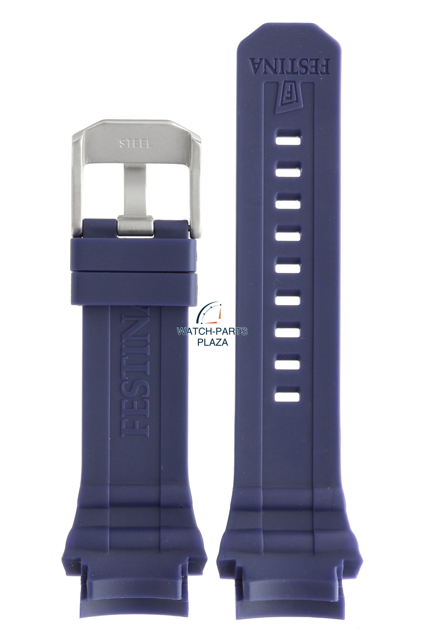 Festina BC07861 Watch band F16601/1 blue rubber / silicone 23 mm - Chrono Bike - Watch Plaza