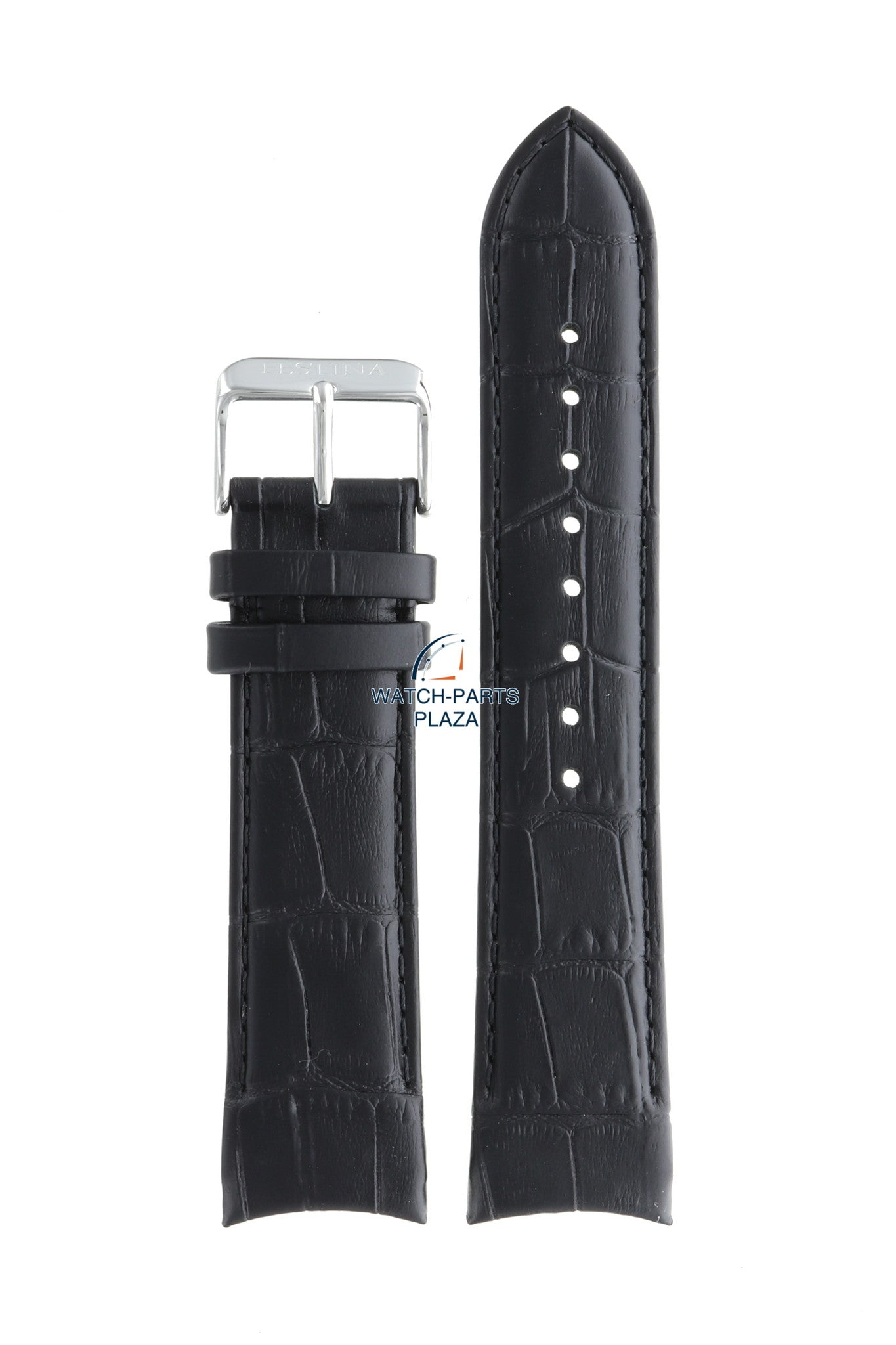 Festina BC07932 Watch band F6821 black leather 22 mm - Watch Plaza