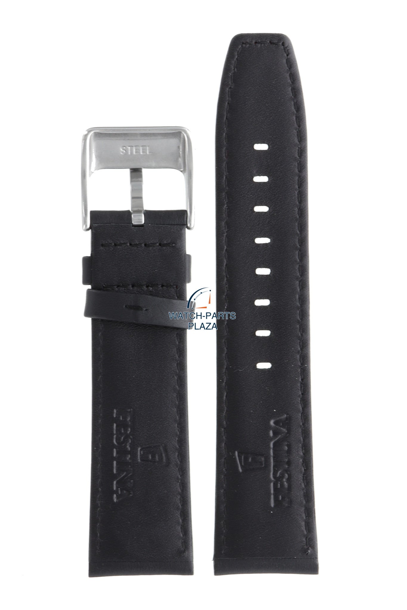 Festina BC07957 Watch band F16585/7, F16585/8 black leather 23 mm - Sport - Watch Plaza