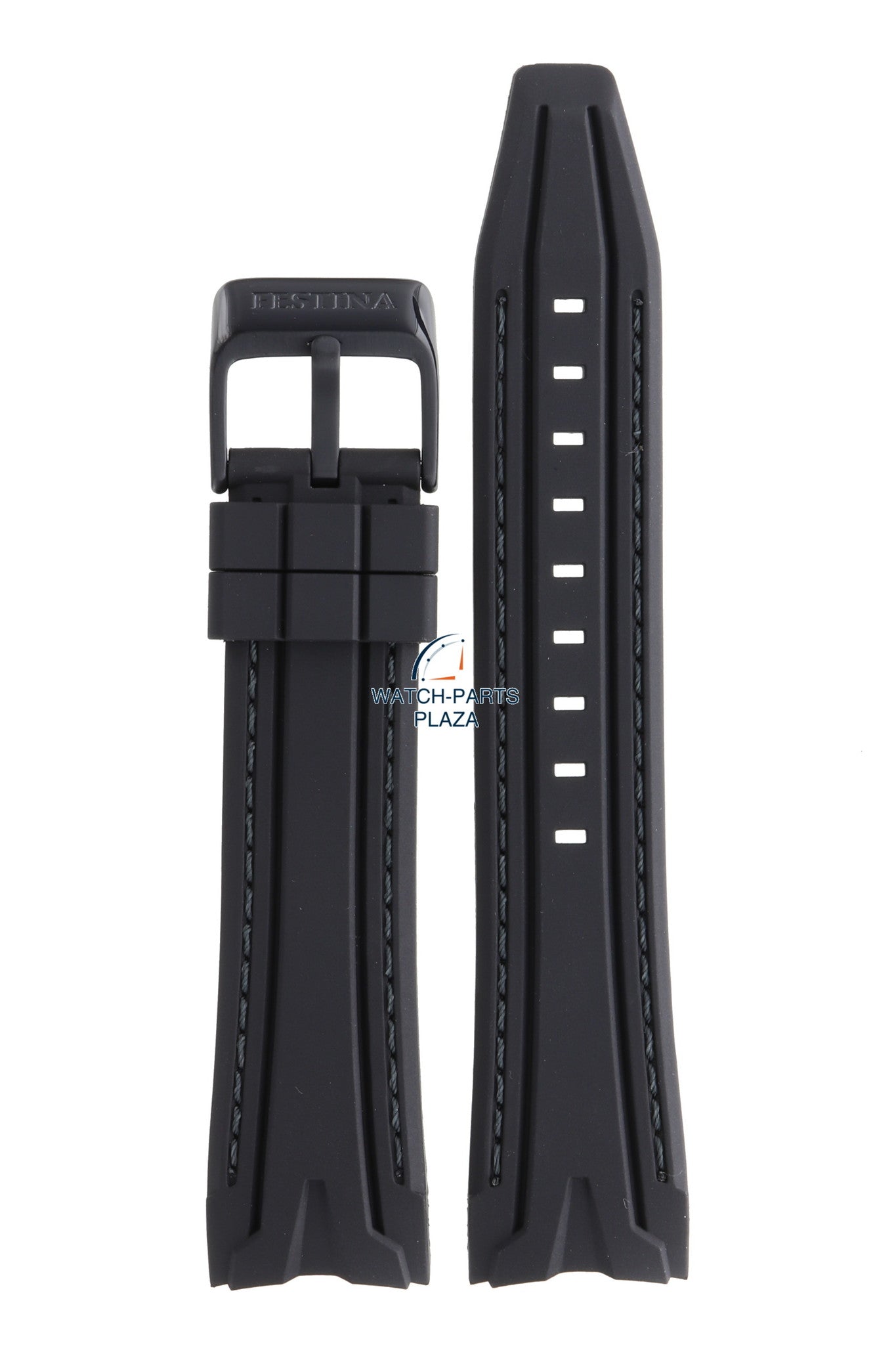 Festina BC08068 Watch band F16610 black rubber / silicone 23 mm - Mult