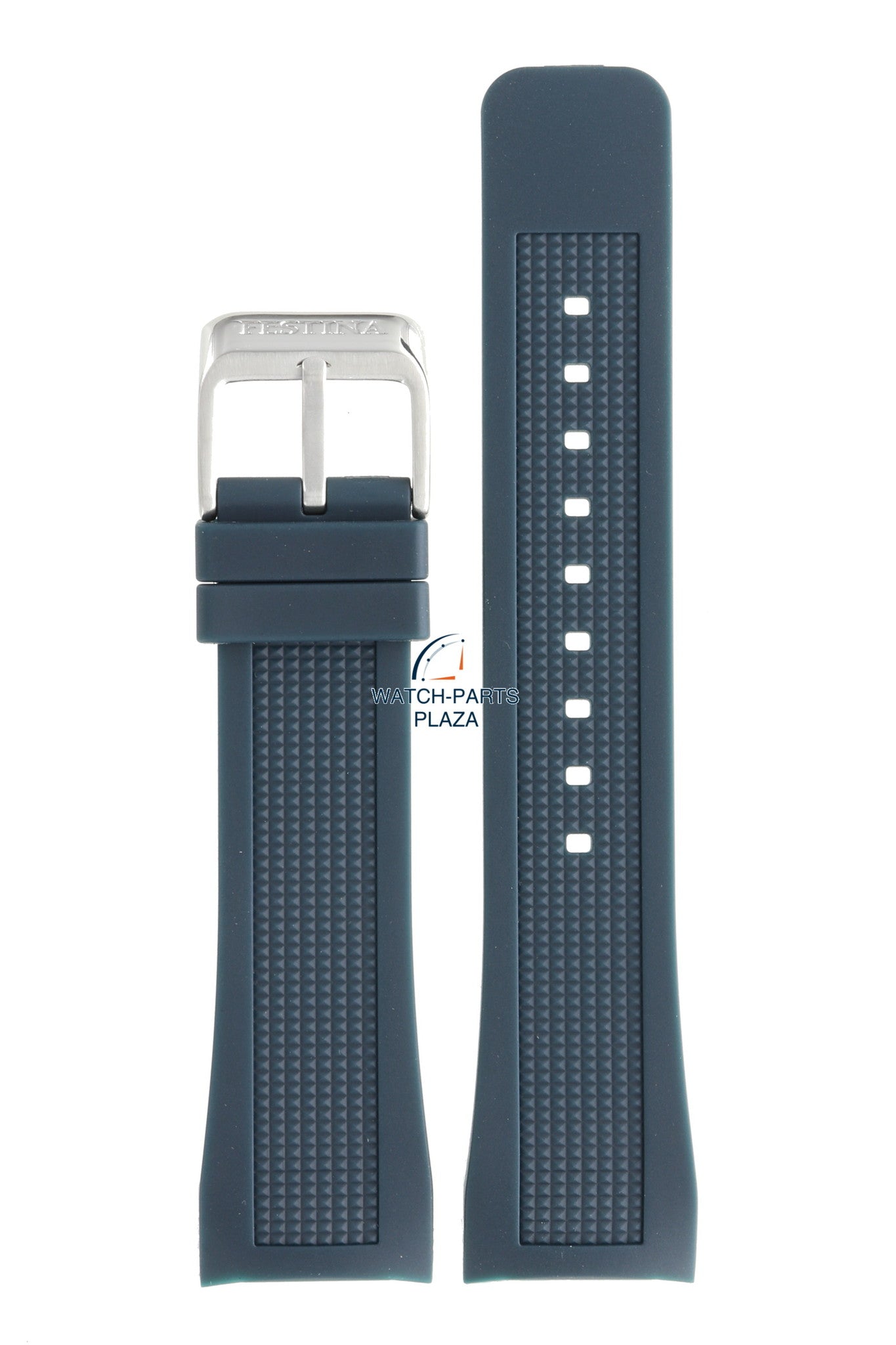 Festina BC08192 Watch band F16642/2 blue rubber / silicone 24 mm - Ceramic - Watch Plaza