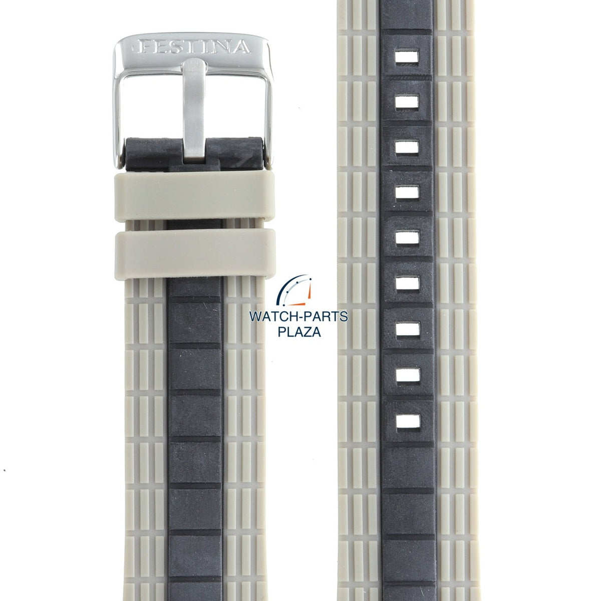 Festina BC08197 Watch band F16664 beige rubber silicone 23 mm La V