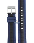 Festina BC08198 Watch band F16664 dark blue rubber / silicone 23 mm - La Vuelta - Watch Plaza