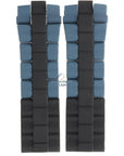 Festina BC08247 Watch band F16659 blue rubber & steel 24 mm - Chrono Bike Tour de France - Watch Plaza