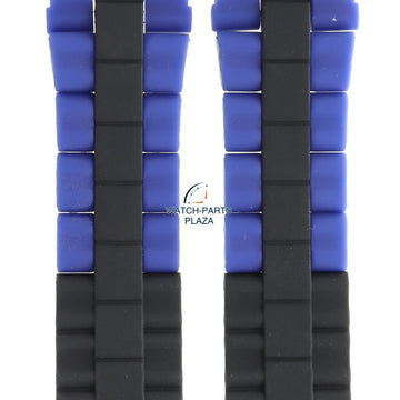 Festina BC08249 Watch band F16659 rubber & steel blue 24 mm - Chrono Bike - Watch Plaza