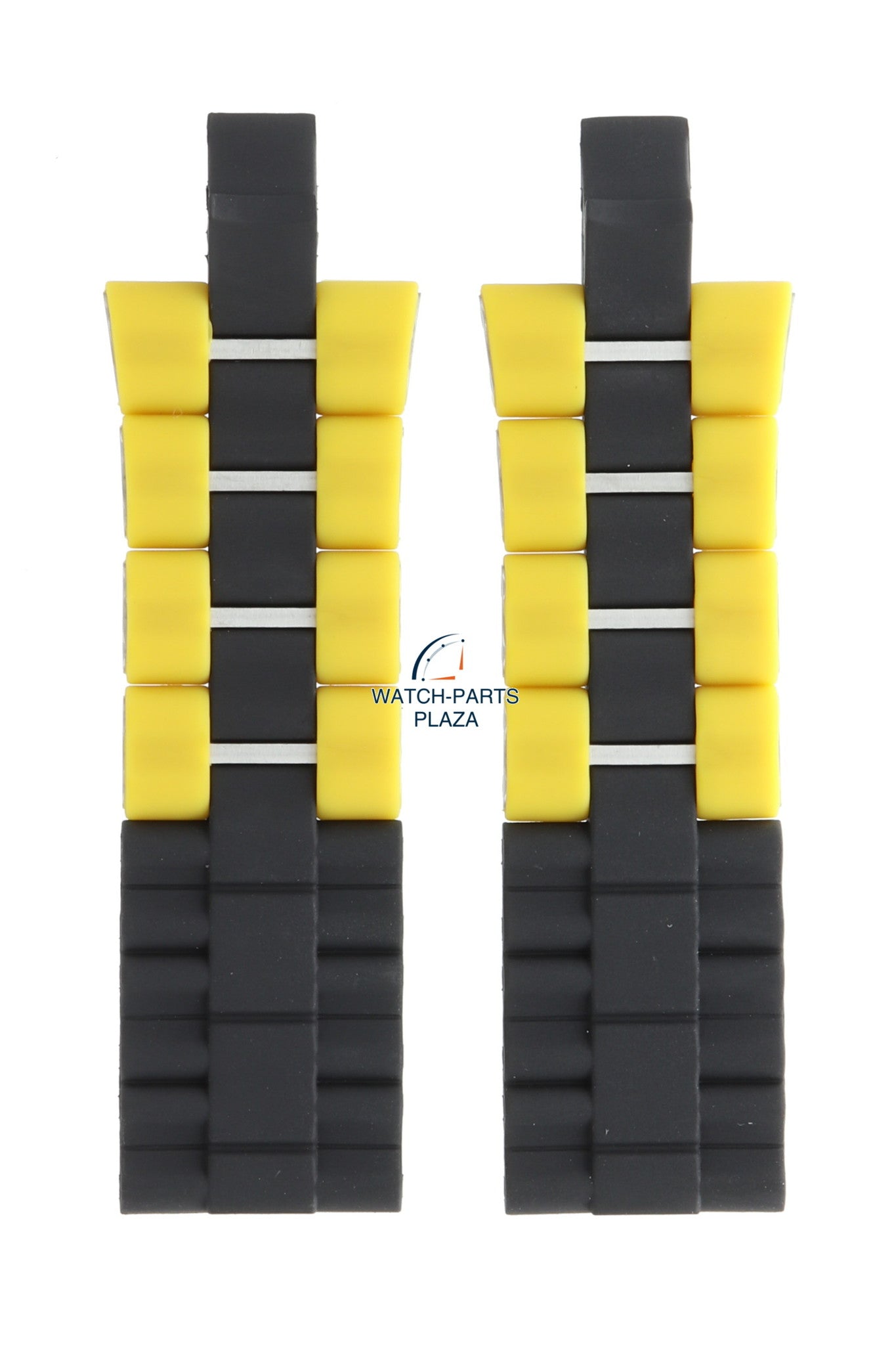 Festina BC08250 Watch band F16659 rubber & steel yellow 24 mm - Chrono Bike - Watch Plaza