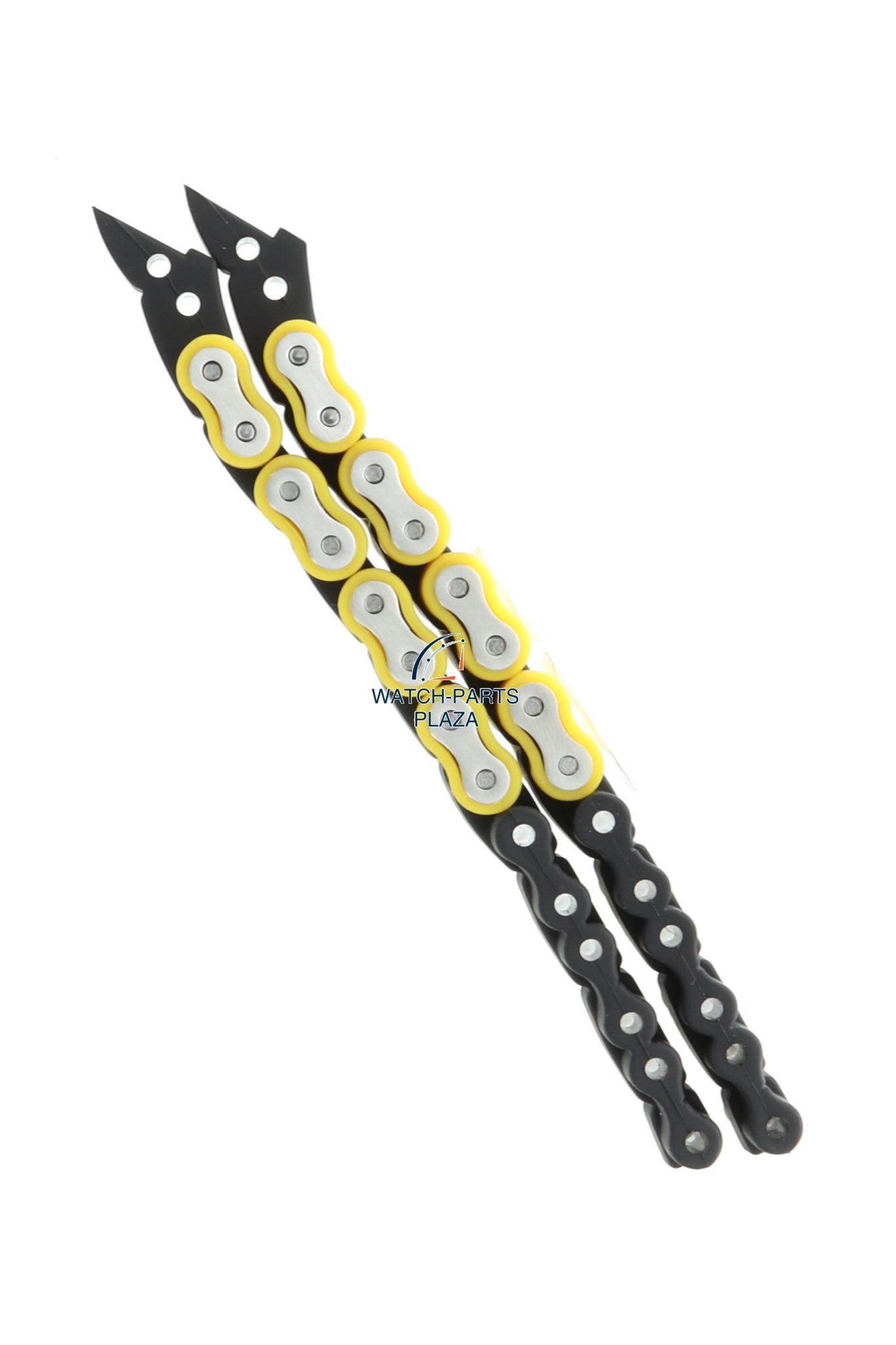 Festina BC08250 Watch band F16659 rubber & steel yellow 24 mm - Chrono Bike - Watch Plaza