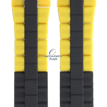 Festina BC08250 Watch band F16659 rubber & steel yellow 24 mm - Chrono Bike - Watch Plaza