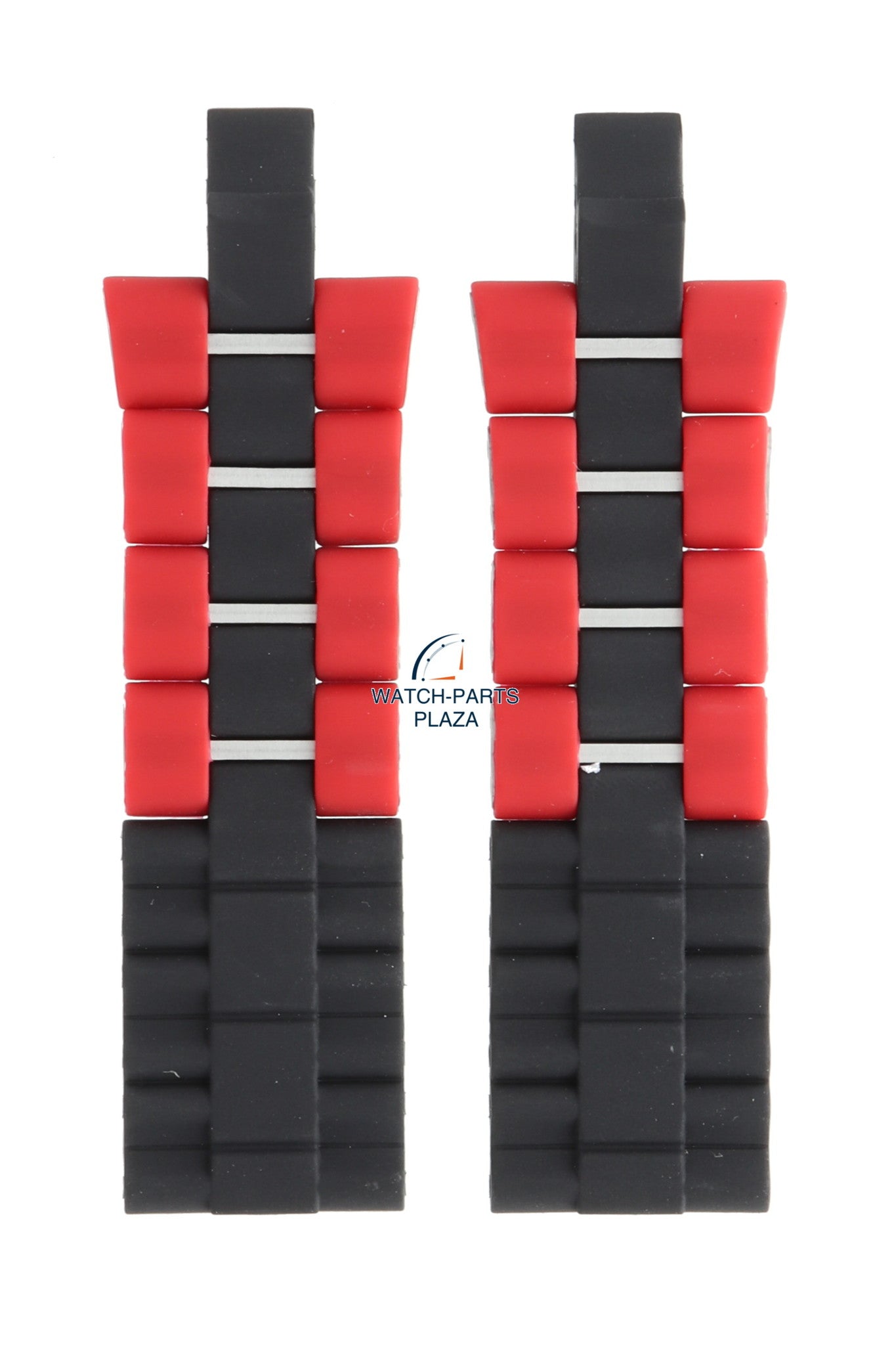 Festina BC08251 Watch band F16659 rubber & steel red 24 mm - Chrono Bike - Watch Plaza