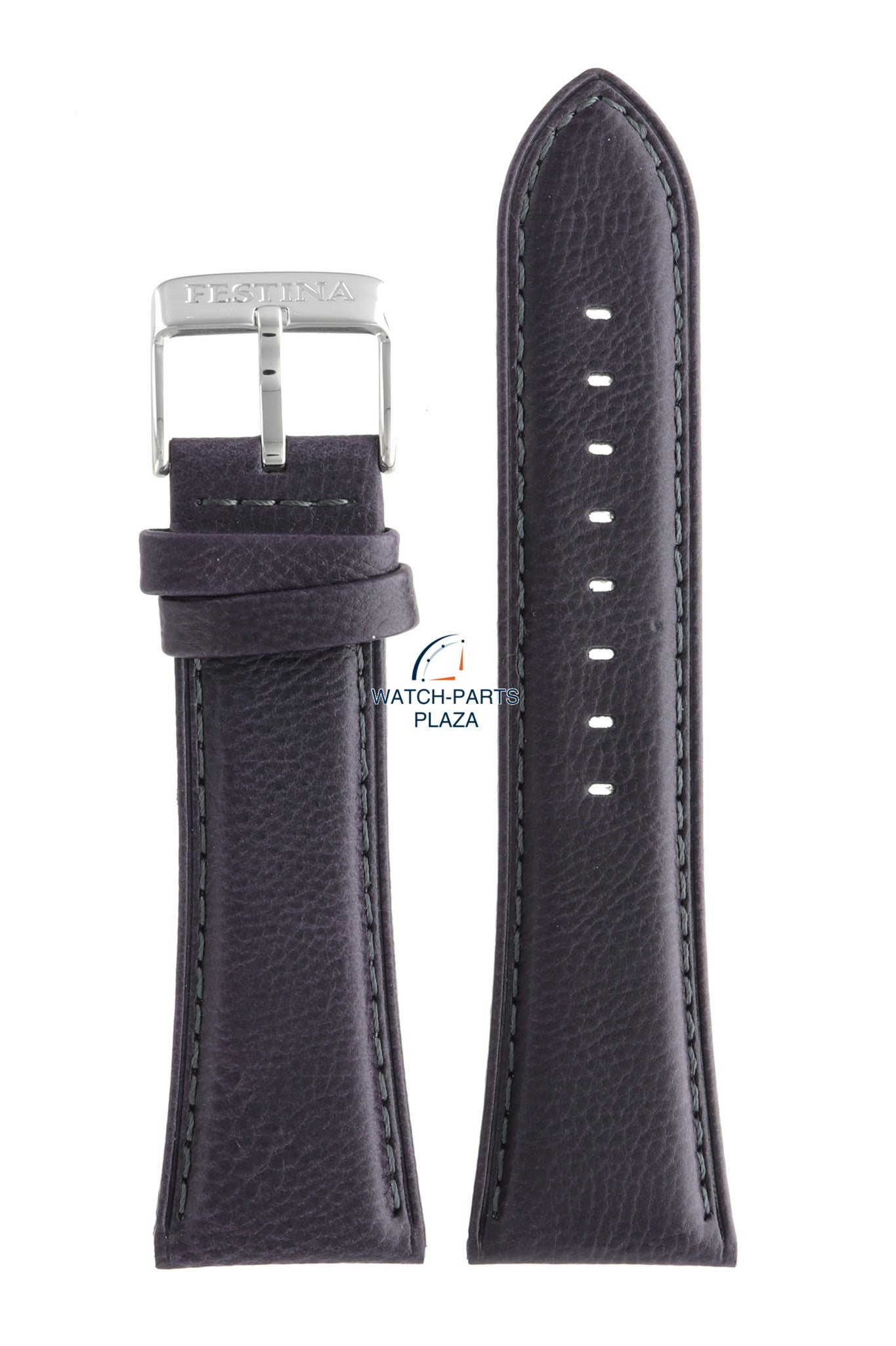 Festina BC08657 Watch band F16756 purple leather 27 mm - Watch Plaza