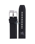 Fossil JR1138 Watch Band JR - 1138 Black Leather 24 mm Compass - Watch Plaza