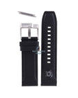 Fossil JR1138 Watch Band JR - 1138 Black Leather 24 mm Compass - Watch Plaza