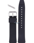 Fossil JR7844, JR7855, JR7887 & JR7956 Watch Band JR - 7844 Black Silicone 18 mm Big Tic - Watch Plaza